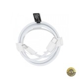 Cablu Date si Incarcare USB-C - USB-C OEM HD26 Box 30W 1m Alb