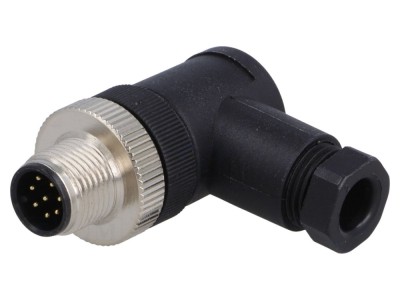Conector M12 8 pini tată, cod A, 30V foto