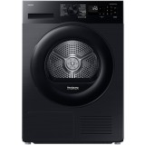 Uscator de rufe Samsung DV90DG52A0ABLE, Pompa de caldura 9 kg, Clasa A+++, Smart Things, Quick Dry, Optimal Dry. WiFi, Negru
