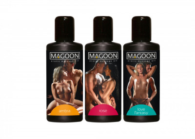 Set Ulei de Masaj Erotic, Magoon, 3 x 100ml foto