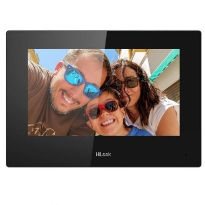Monitor videointerfon TCP/IP HiLook, ecran tactil 7, Wi-Fi 2.4GHz, PoE, Audio - VI-H460WD SafetyGuard Surveillance foto