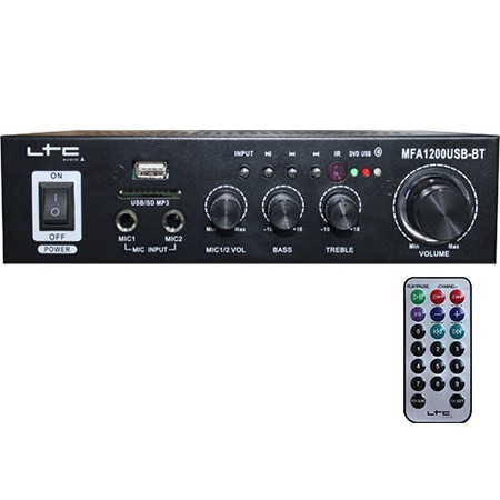 AMPLIFICATOR KARAOKE 2X50W USB/SD/BLUETOOTH NEGRU AMPLIFICATOR KARAOKE 2X50W USB/SD/BLUETOOTH NEGRU