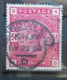 1883/1884 REGINA VICTORIA,STAMPILAT COTA 93$