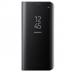 Husa Smart Clear View Case Huawei P40 Lite E / Y7P black