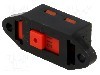 Intrerupator glisant, 2 pozitii, DPDT, {{Mod comutare}}, BULGIN - T22205B436B