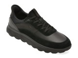 Pantofi sport GEOX negri, U56MPA, din piele naturala