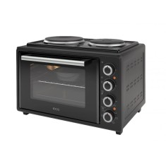 Cuptor electric ECG ETH 3501B, 35 litri, 1400 W, 2 plite, iluminare interioara,