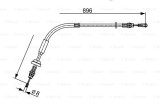 Cablu Frana de Parcare Bosch 1987482543 Ford Tourneo Custom V362, Transit Custom V362, Transit V363