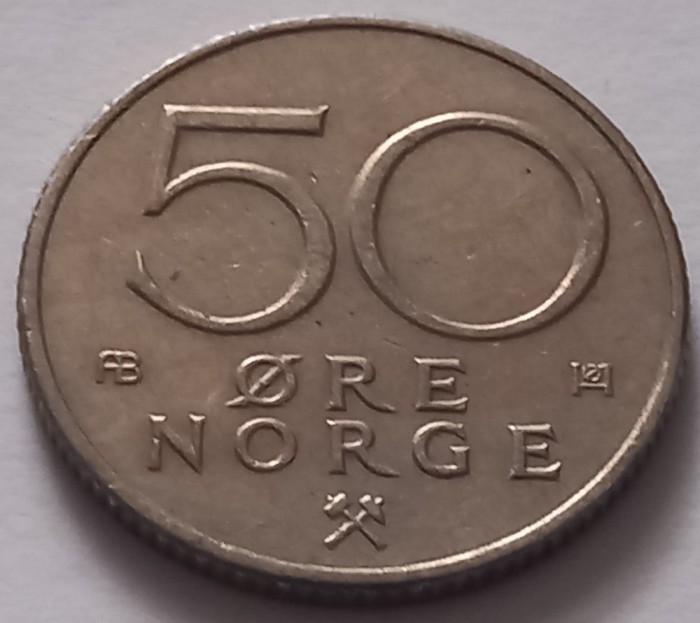 Norvegia , 50 Ore 1978