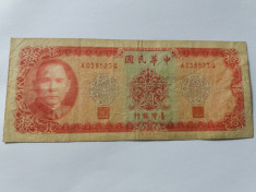 Taiwan 10 Yuan (1972) foto
