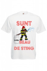 TRICOU IMPRIMEU FUNNY &amp;quot;BEAU DE STING&amp;quot; foto