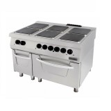 Masina de gatit electrica cu 6 plite patrate si cuptor