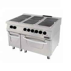 Masina de gatit electrica cu 6 plite patrate si cuptor
