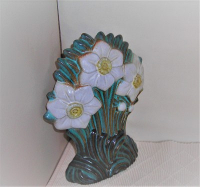 Tablou gresie basorelief, emailat -Narcise- design Heniz Schlitzing EGO Stengods foto