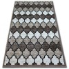 Covor acril Yazz 3766 bej &icirc;ntunecat și somon Moroccan clover Trellis, 240x330 cm, Dreptunghi