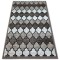 Covor acril Yazz 3766 bej &icirc;ntunecat și somon Moroccan clover Trellis, 240x330 cm