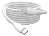 Cablu USB 2.0 DIGITUS Lightning la USB-C 0,5m alb nichelat