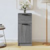 Gossi servanta, sonoma gri, 30x30x70 cm, lemn prelucrat