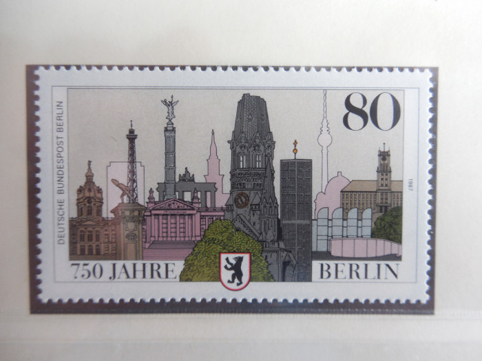 Serie timbre nestampilate Germania Berlin Vest MNH Berlin West