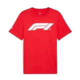 Formula 1 tricou de bărbați logo red 2026 - S