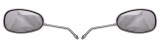 Set 2 oglinzi ovale, filet M10, cromate, 140x82mm Cod Produs: MX_NEW LM00390