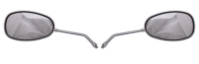 Set 2 oglinzi ovale, filet M10, cromate, 140x82mm Cod Produs: MX_NEW LM00390