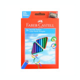 Creioane colorate 36 culori triunghiulare Faber Castell + ascutitoare 120536