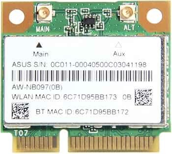 312.Modul/Placa retea wifi wireless wifi laptop AR5B225 foto