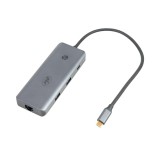 Cumpara ieftin Aproape nou: Adaptor multiport PNI MP15S USB-C la HDMI, 2 x USB 3.0, SD/TF, RJ45, U