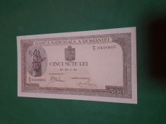 Bancnote romanesti 500lei 1940 unc perfect foto