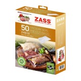 Pungi pentru aparat de vidat alimente, Zass ZVSB 03, 22 x 30 cm, grosime 0.18, rezistenta la caldura si frig, fara BPA, transpar