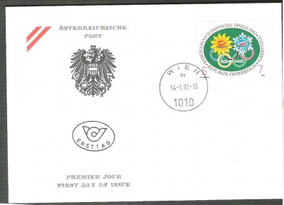 Austria &amp;Ouml;sterreich 1992 Barcelona FDC K.197 foto