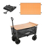 Leziter Carucior de plaja pliabil premium pentru gradina cu masa, gri Mobalis Homvera