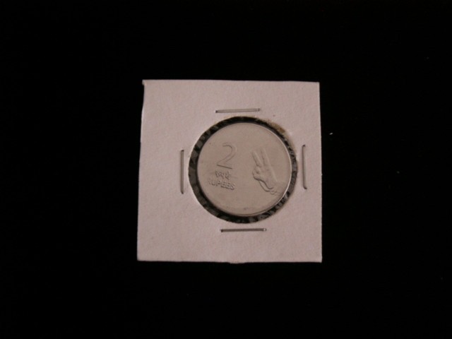 C50 - Moneda foarte veche - India - 2 rupee - 2008