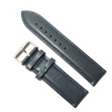 Cumpara ieftin Curea de ceas bleumarin din piele naturala 22mm - WZ5244