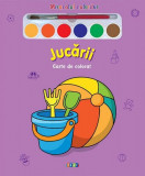 Miracolul culorilor. Jucării (carte de colorat + acuarelă + pensulă) - Board book - *** - Prut