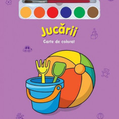 Miracolul culorilor. Jucării (carte de colorat + acuarelă + pensulă) - Board book - *** - Prut