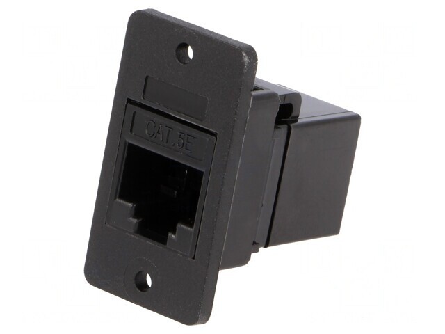 Adaptor SLIM Cat 5e 8p8c 29mm Plastic