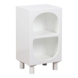 Cumpara ieftin Noptiera Emersi, Pako World, MDF, Alb, 40x32x70 cm