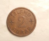 ISLANDA 2 AURAR 1938 MAI RAR, Europa