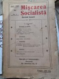 Publicatia Miscarea Socialista Anul I Nr. 1, Mai 1919