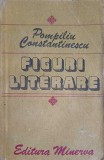 Figuri Literare - Pompiliu Constantinescu - Minerva 1989 - Biografii, Critica Literara - Editie Necartonata, 408 Pagini