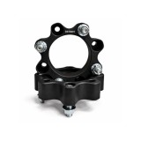 Distantier ATV 30 mm 4x110 centrare 90.2 cu 8 piulite M10x1.25 set 2 bucati aluminiu forjat negru Cod: DST8001