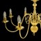 Candelabru, auriu, 8 becuri E14 - 8