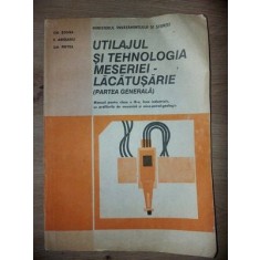 Utilajul si tehnologia meseriei lacatusarie Partea generala- Gh. Zgura, E. Ariesanu