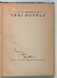TREI NUVELE de LIVIU REBREANU , 1924