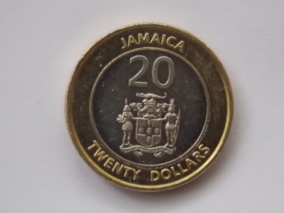 20 DOLLARS 2001 JAMAICA foto