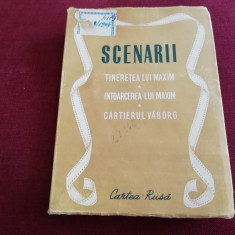 SCENARII - TINERETEA LUI MAXIM CARTEA RUSA 1951