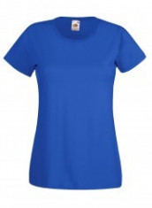 Tricou FRUIT OF THE LOOM Lady Fit Blue foto