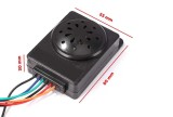 Alarma Trotineta Electrica 110dB cu 2 Telecomenzi, Antifurt, Rezistenta la Apa, 36-72V